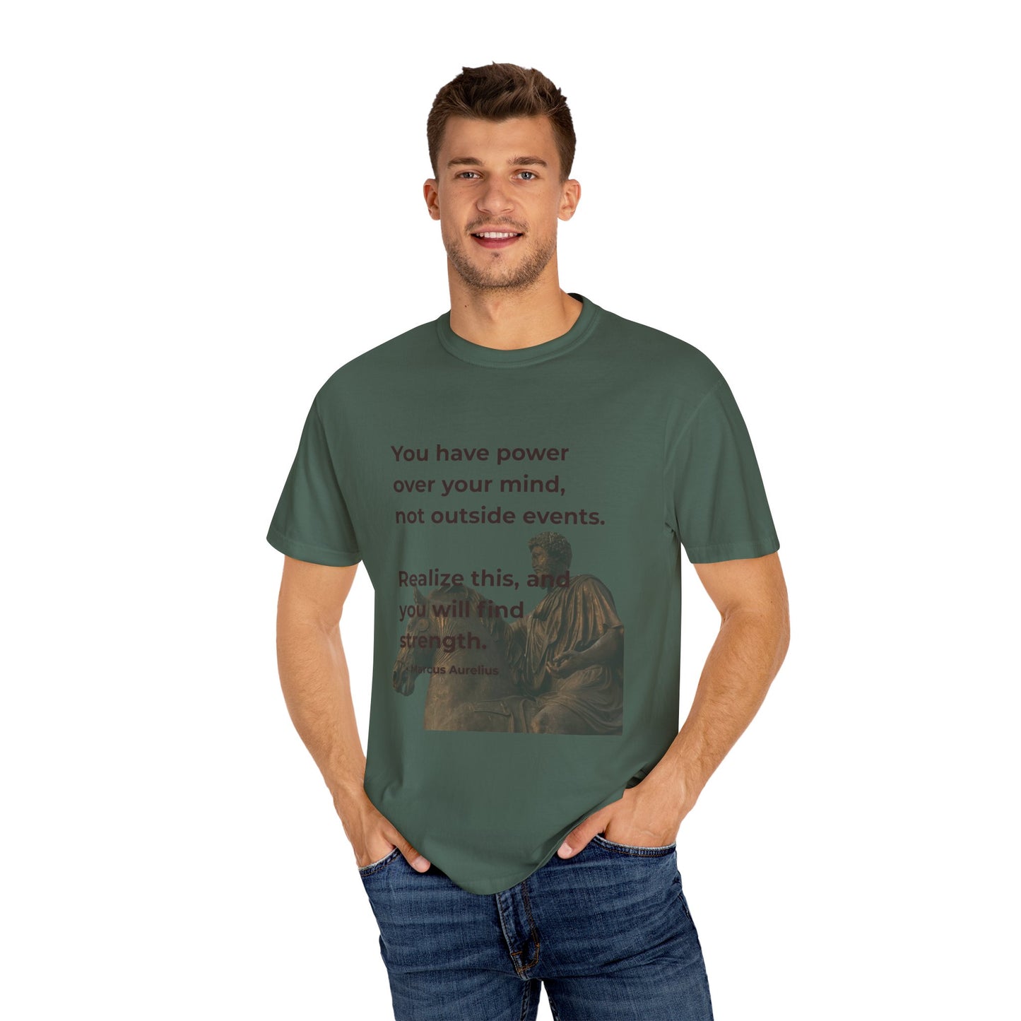 Marcus Aurelius Classic T-Shirt - Master Your Mind Edition