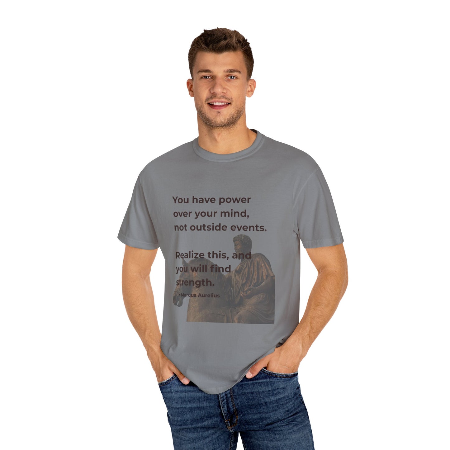Marcus Aurelius Classic T-Shirt - Master Your Mind Edition
