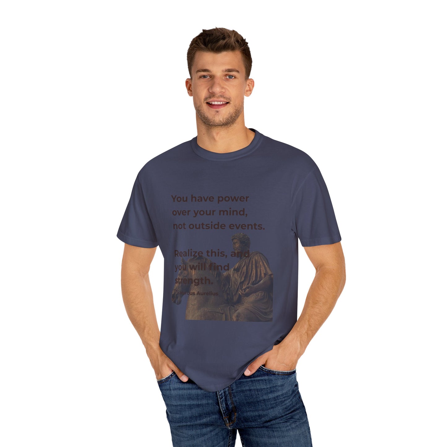 Marcus Aurelius Classic T-Shirt - Master Your Mind Edition