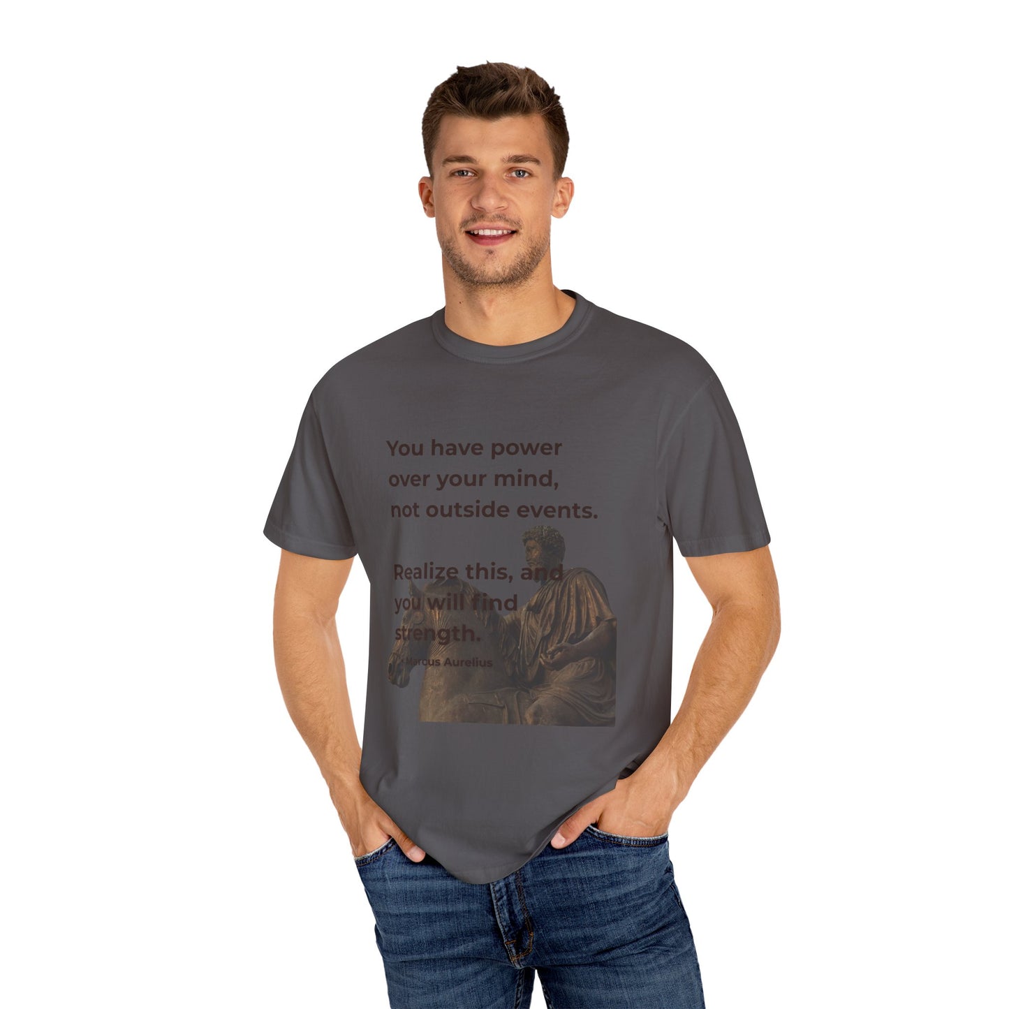 Marcus Aurelius Classic T-Shirt - Master Your Mind Edition