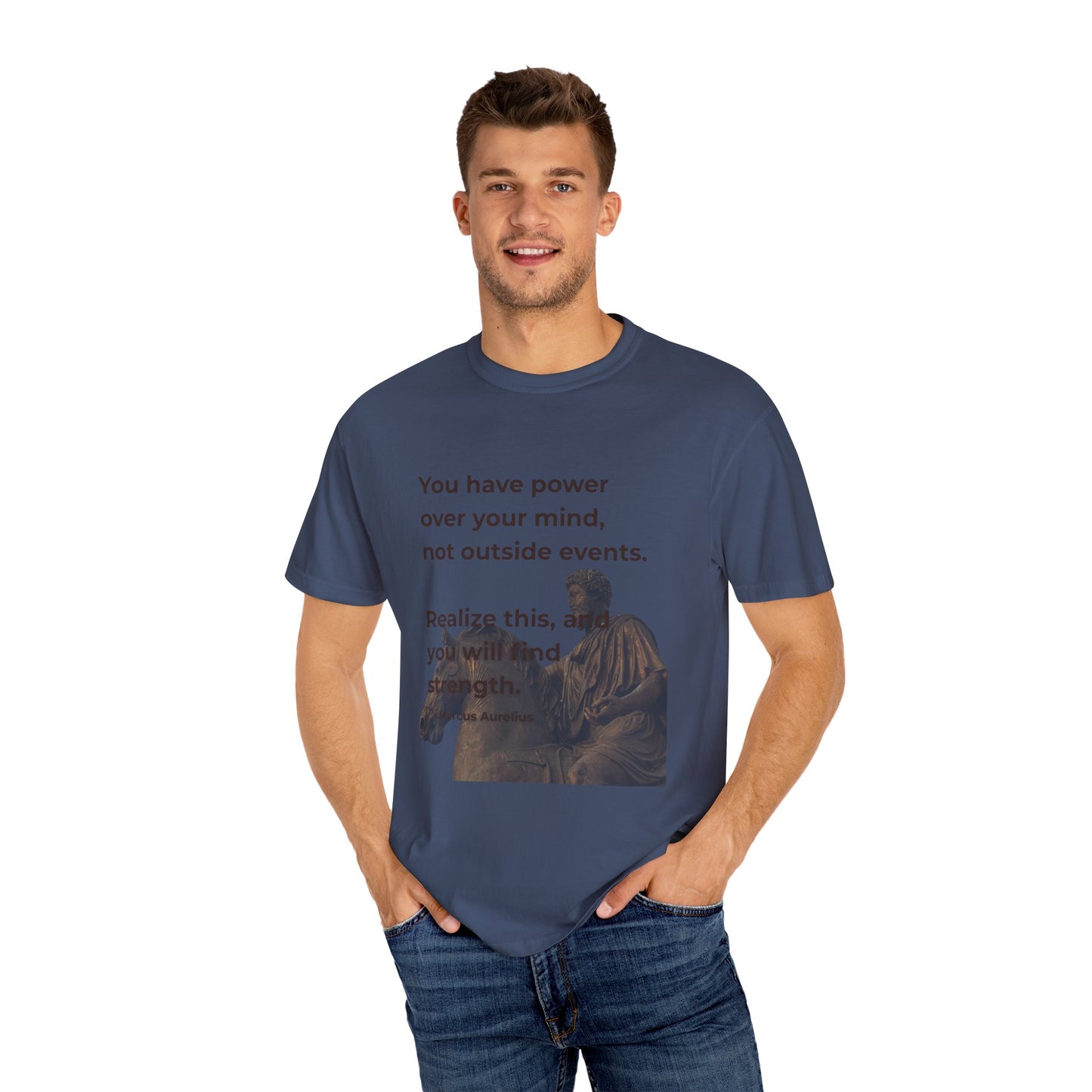 Marcus Aurelius Classic T-Shirt - Master Your Mind Edition