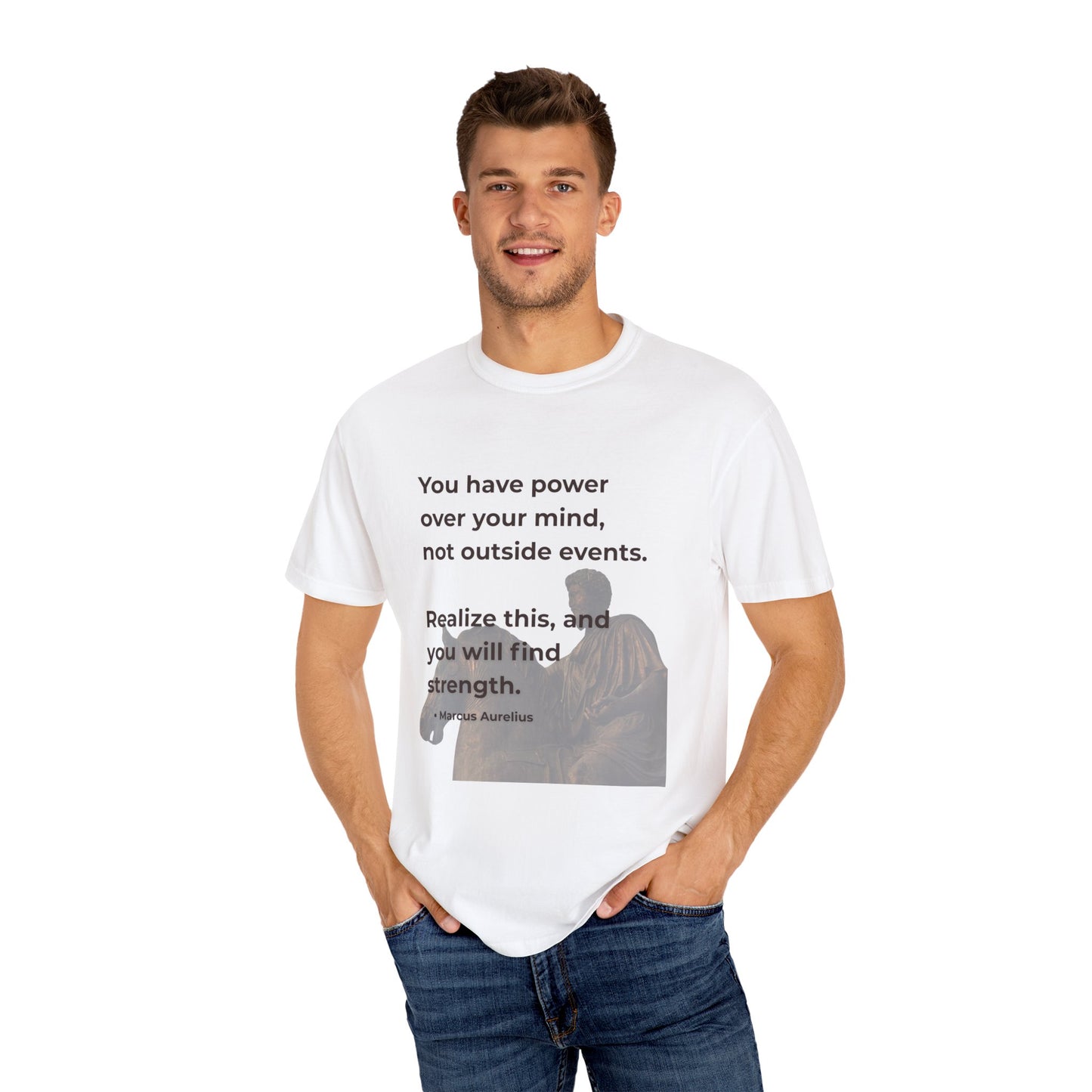 Marcus Aurelius Classic T-Shirt - Master Your Mind Edition