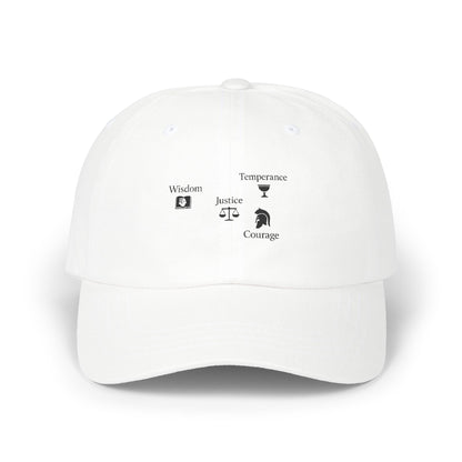 Classic Dad Cap – "The Four Virtues" Edition