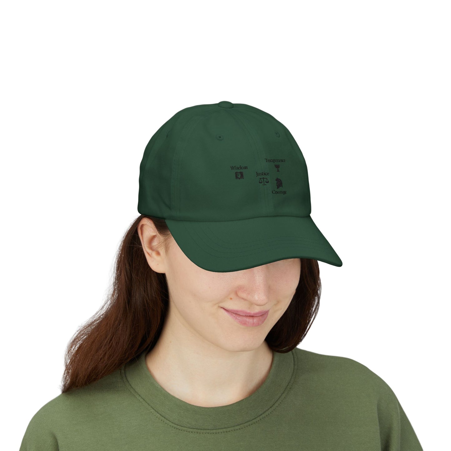Classic Dad Cap – "The Four Virtues" Edition