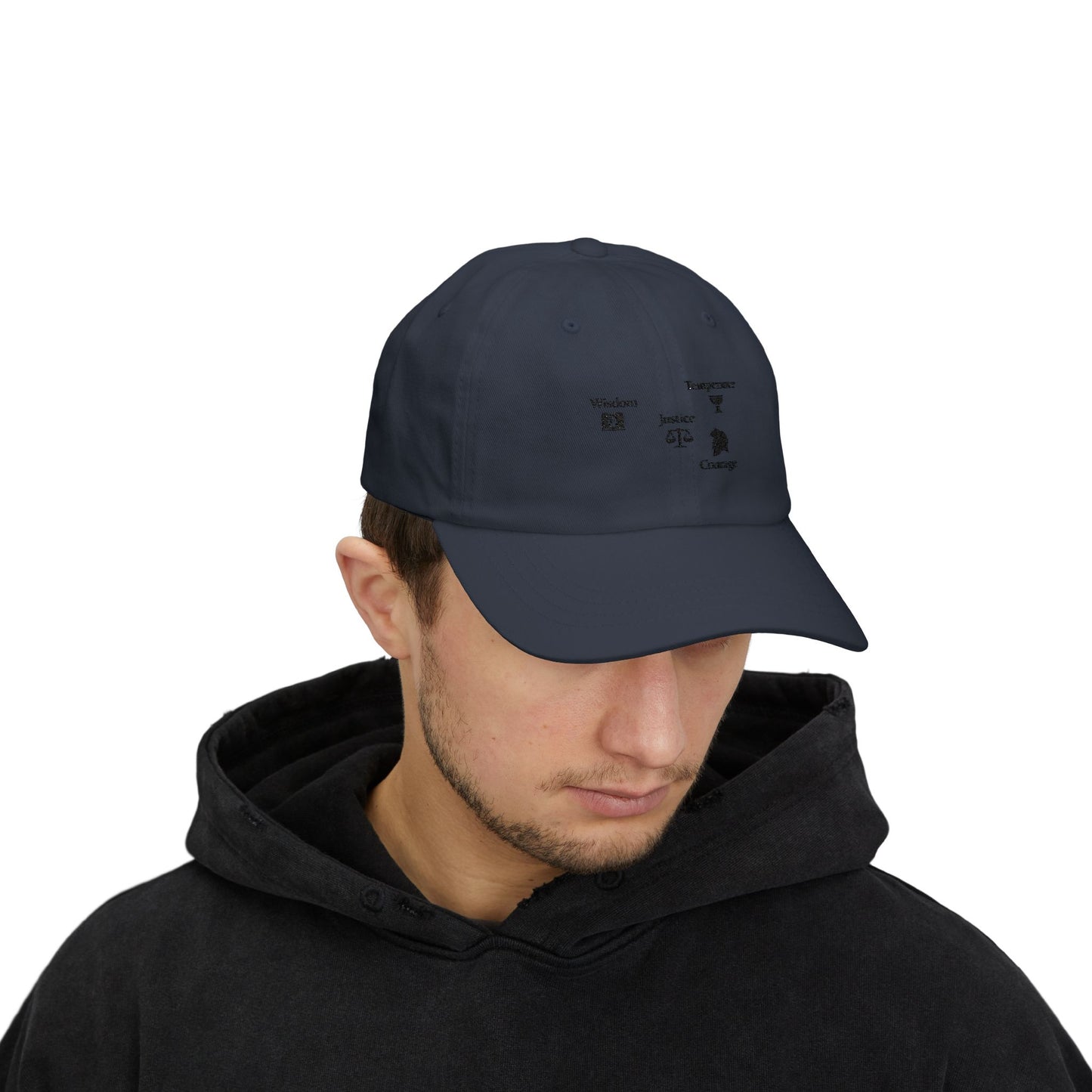 Classic Dad Cap – "The Four Virtues" Edition