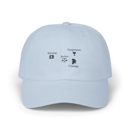 Classic Dad Cap – "The Four Virtues" Edition