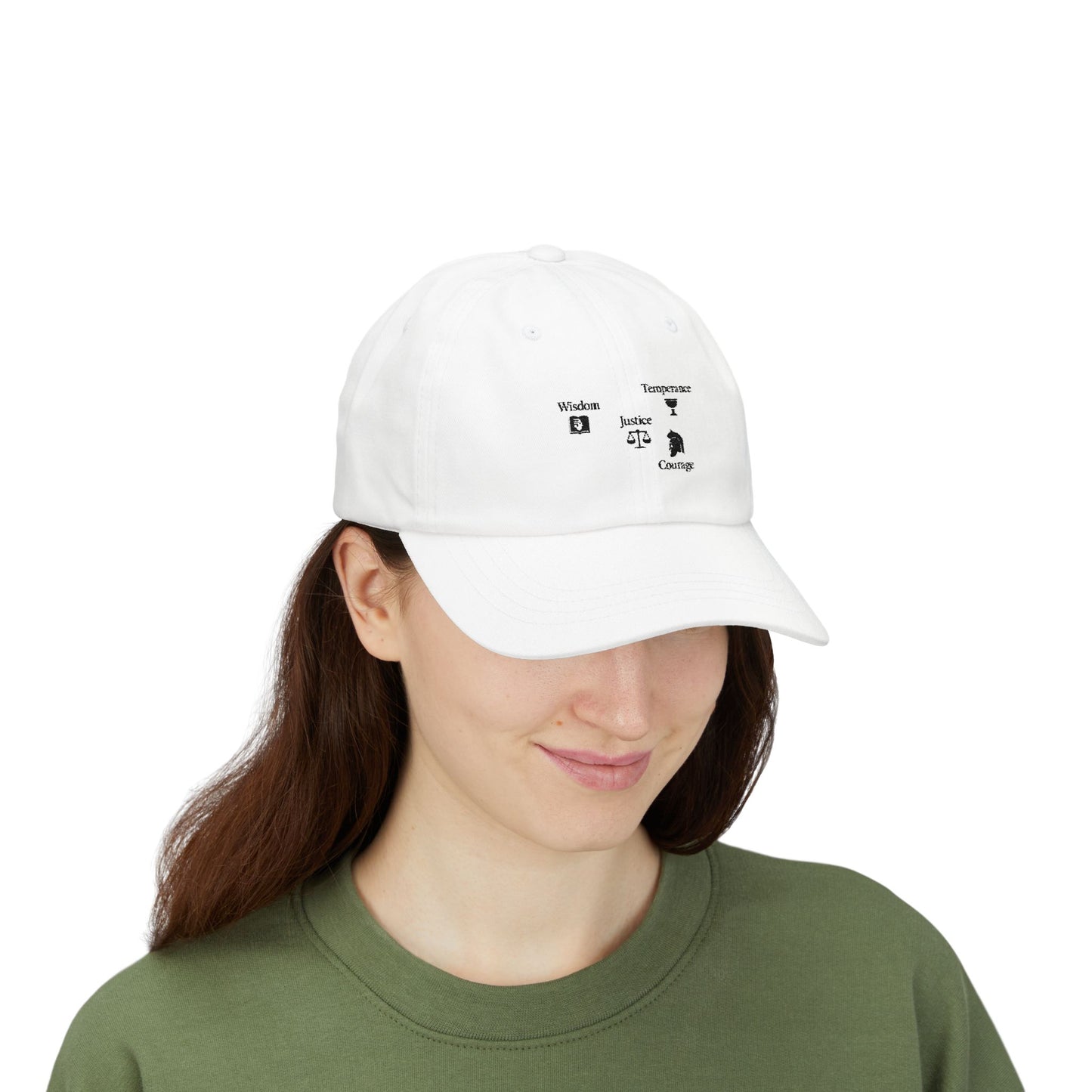 Classic Dad Cap – "The Four Virtues" Edition